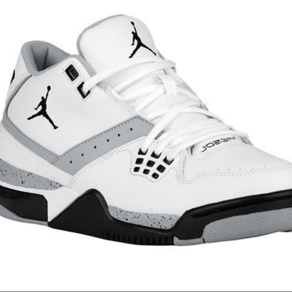 Jordan Flight 23 cement mid w/black air unit